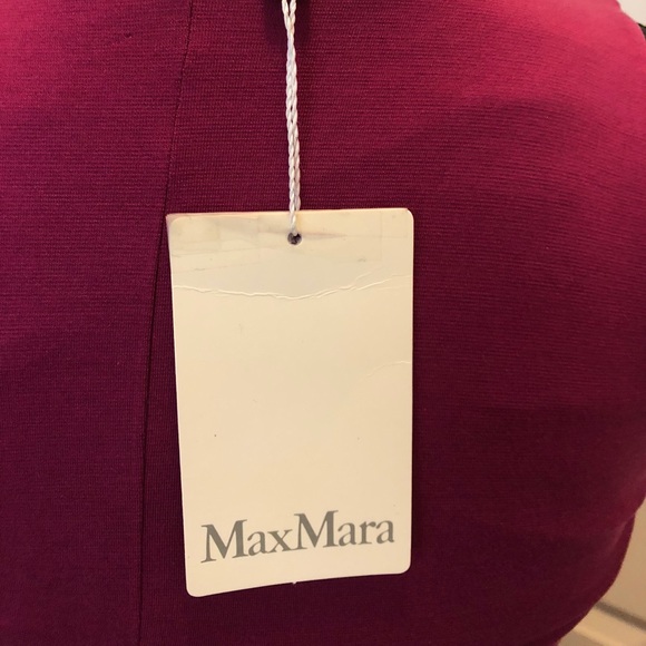 MaxMara Sleeveless Mid-Length Knit Dress | Pink - Picture 4 of 6